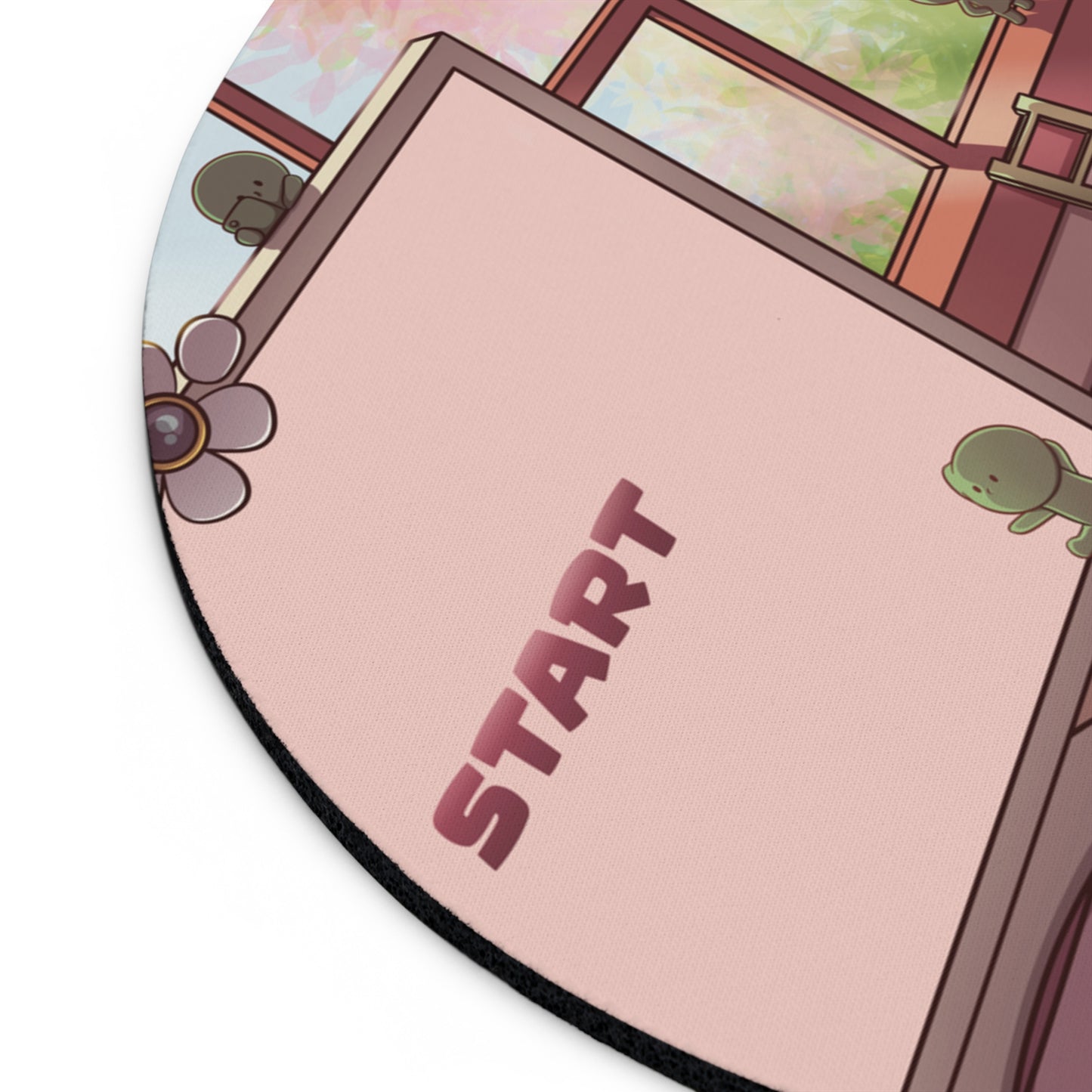 Cozy Smiski Desk Mat – Aesthetic Workspace Decor, Ideal for Gamers, Students & Home Offices, Perfect Gift for Birthdays- Fan art