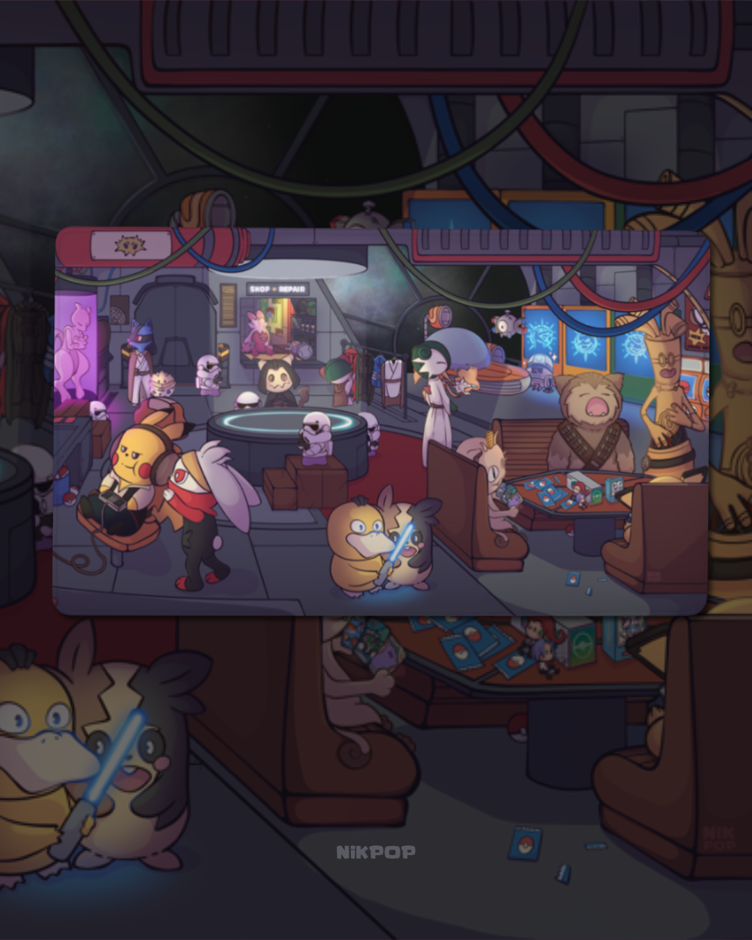 PokeWars TCG Play Mat (PRE-ORDER)