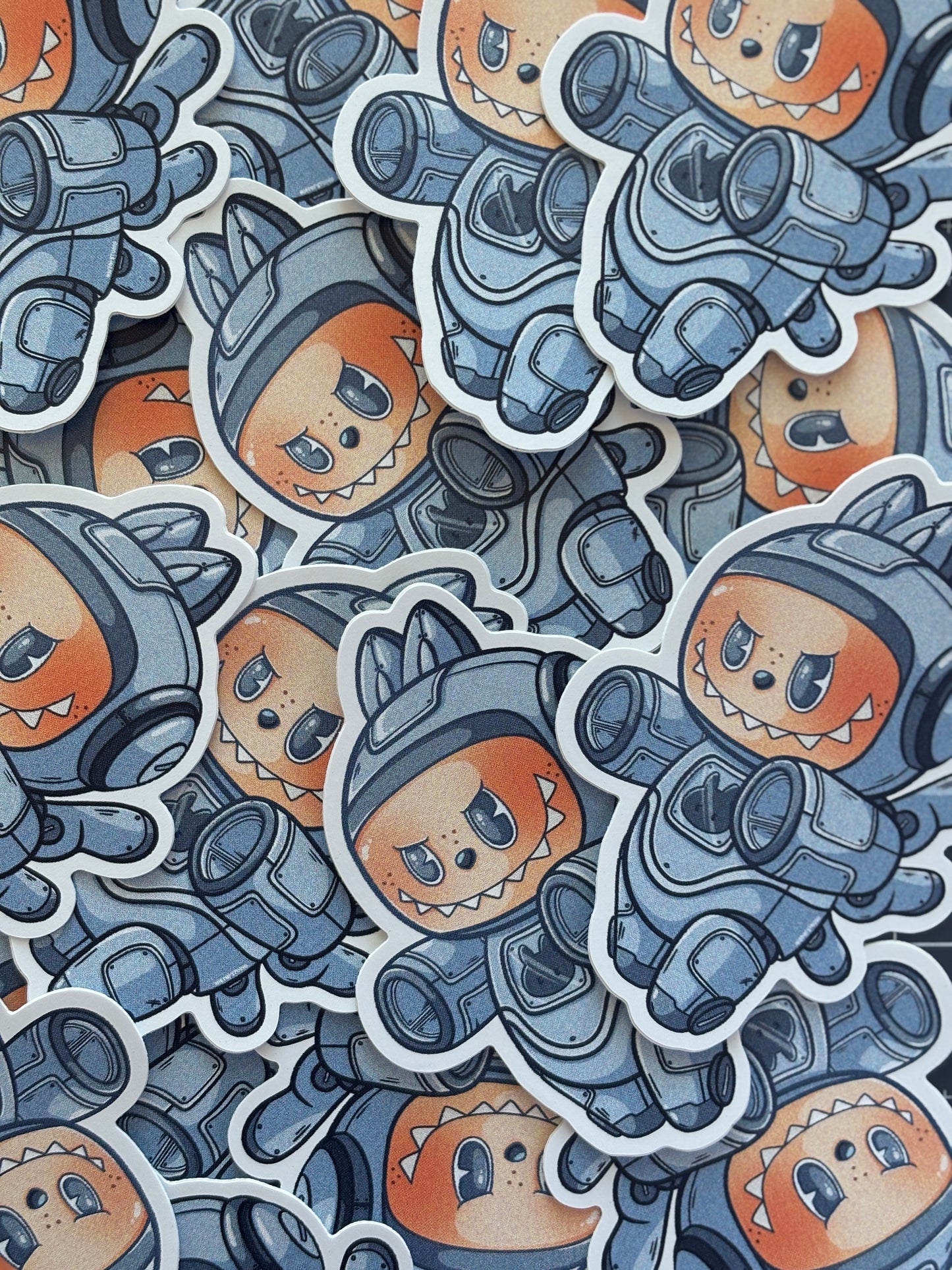 Labubu Cyborg Sticker