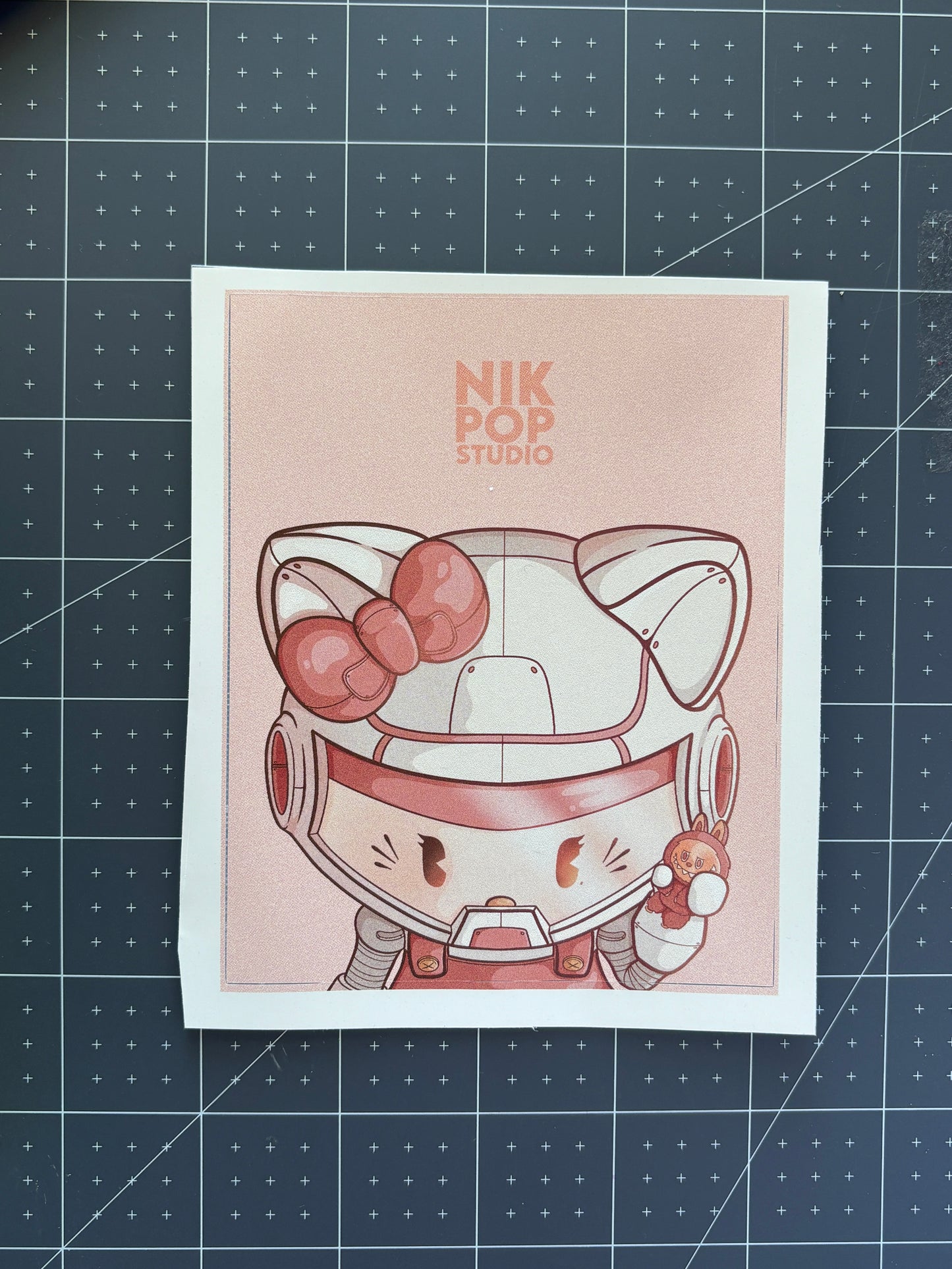 Sanrio Hello Kitty x Labubu Large Sticker