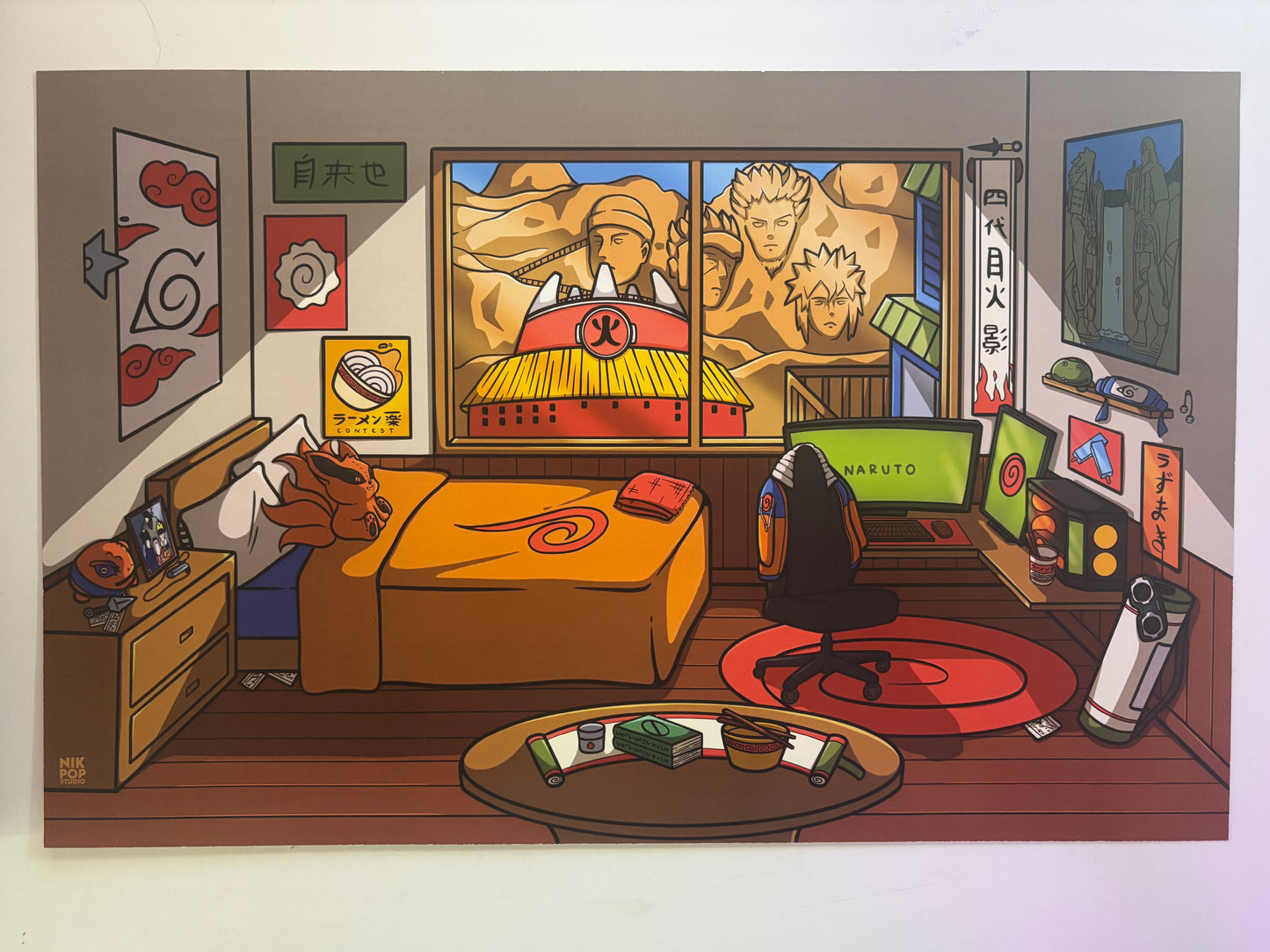 Nostalgic Anime Naruto Room Print