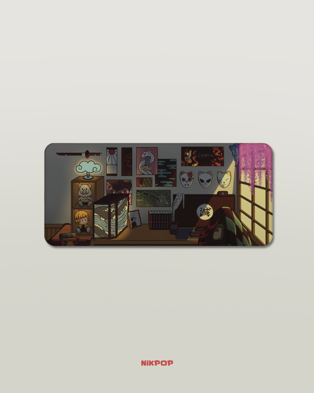 XXL Anime DMN Slayer Gaming Desk Mat