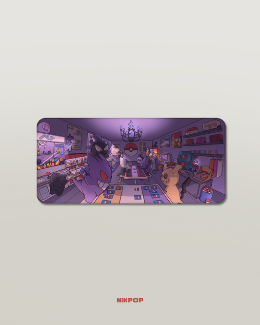 XXL Ghost Type Pokemon Gaming Desk Mat