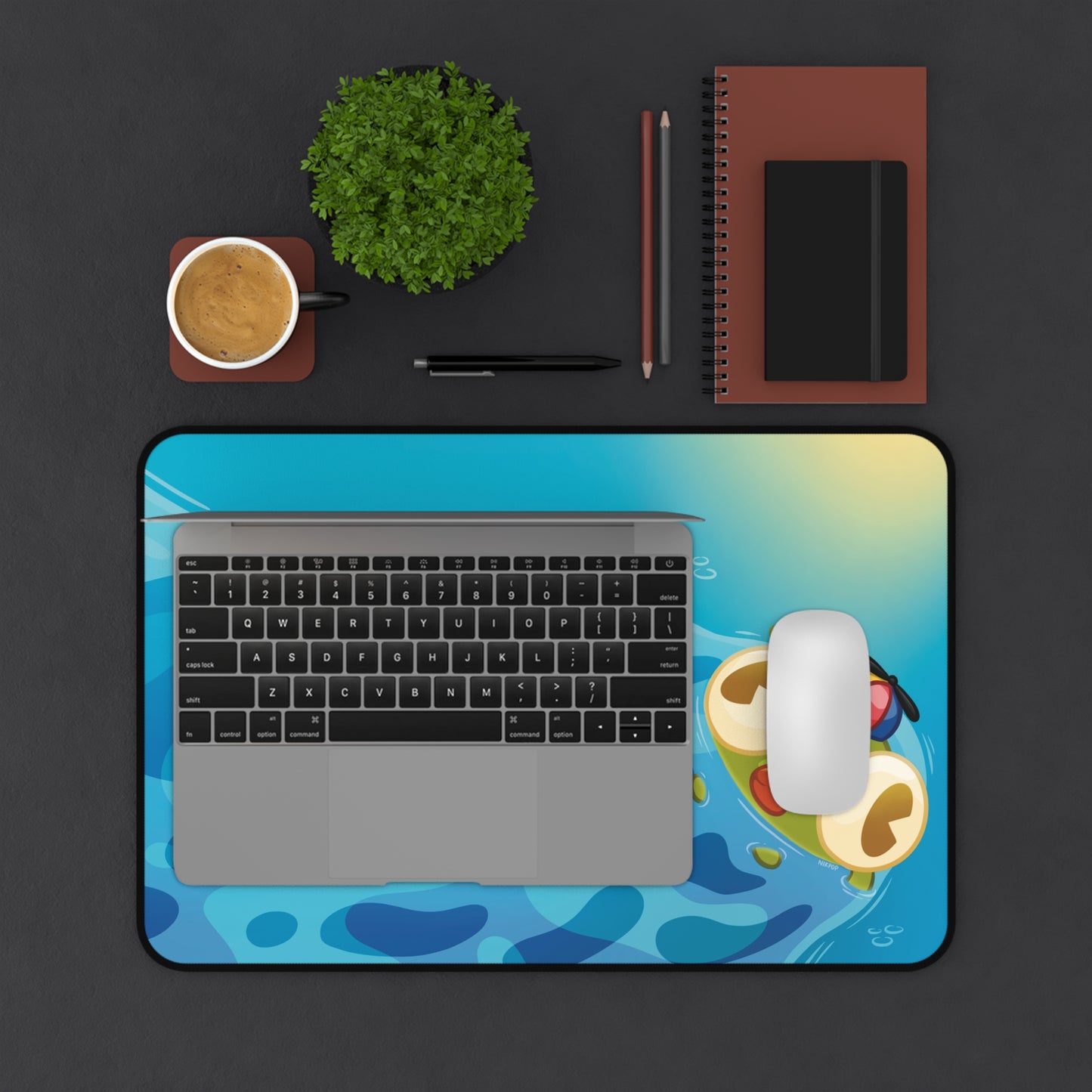 Illustrated Peak Bing Bong, Gaming Desk Mat, Mouse pad, Gamer gifts, Peak Gaming gifts, Peak - Fan Art