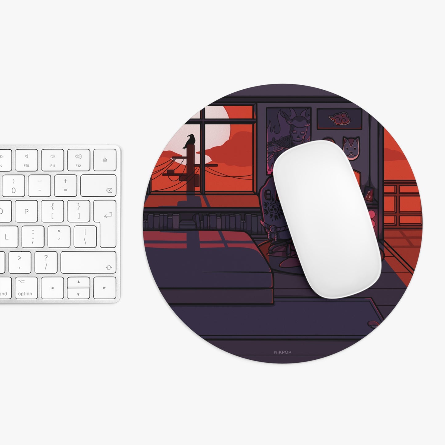 Nostalgic Anime Sasuke Mouse pad - Gaming, Home Office Decor, Workstation Accessory, Gifts for Students, Cozy Vibes, Anime Merch, Naruto merch - Fan Art