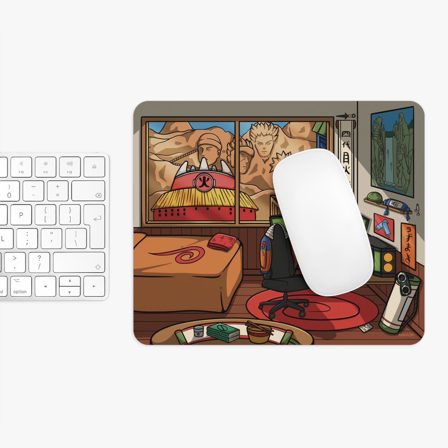 Nostalgic Anime Naruto Desk Mat - Gaming, Home Office Decor, Workstation Accessory, Gifts for Students, Cozy Vibes, Anime Merch, Naruto merch - Fan Art