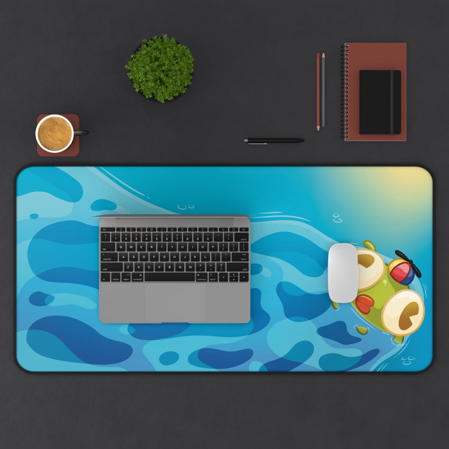 Illustrated Peak Bing Bong, Gaming Desk Mat, Mouse pad, Gamer gifts, Peak Gaming gifts, Peak - Fan Art