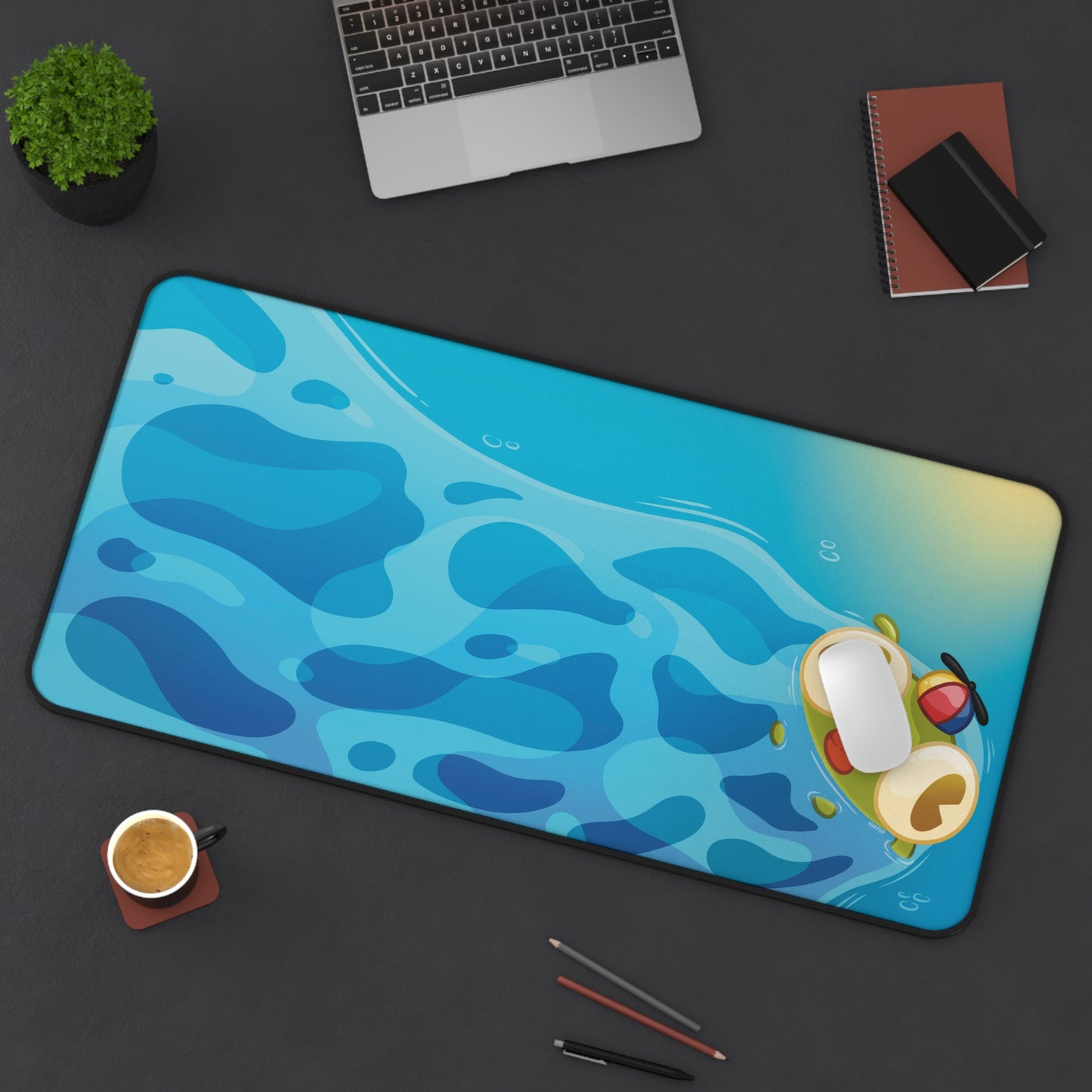 Illustrated Peak Bing Bong, Gaming Desk Mat, Mouse pad, Gamer gifts, Peak Gaming gifts, Peak - Fan Art