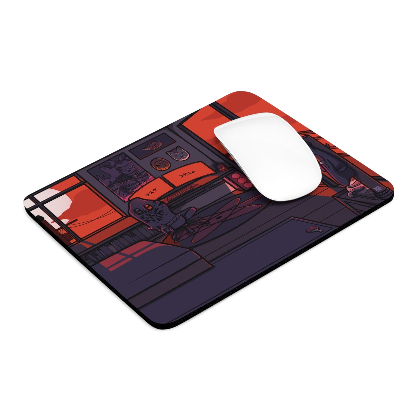 Nostalgic Anime Sasuke Mouse pad - Gaming, Home Office Decor, Workstation Accessory, Gifts for Students, Cozy Vibes, Anime Merch, Naruto merch - Fan Art