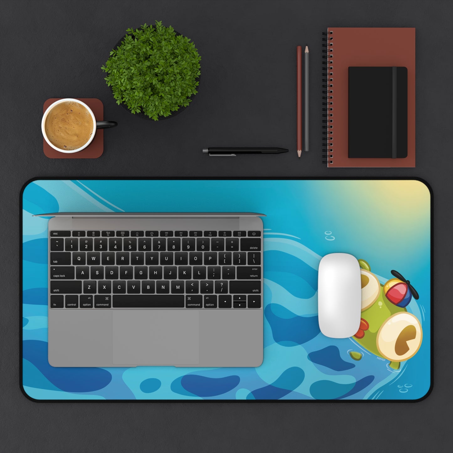 Illustrated Peak Bing Bong, Gaming Desk Mat, Mouse pad, Gamer gifts, Peak Gaming gifts, Peak - Fan Art