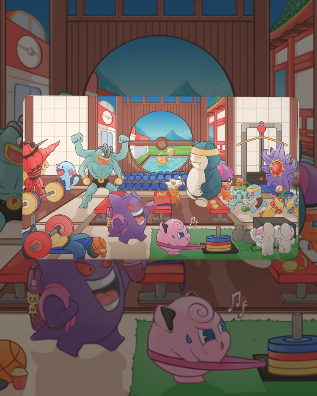 We Go Poke Gym TCG Play Mat (Pre-Order)