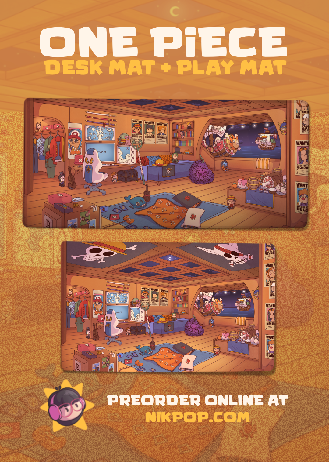 Straw Hat Pirates TCG Play Mat PREORDER