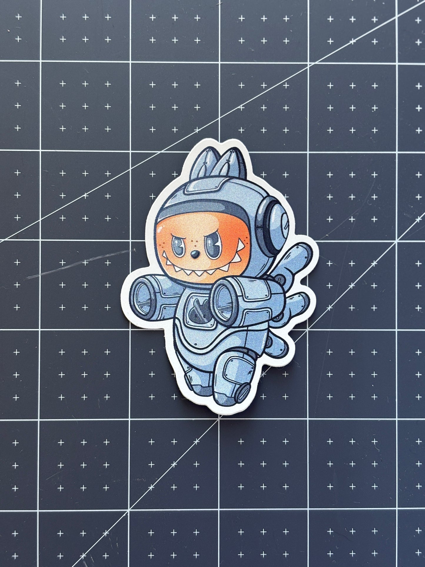 Labubu Cyborg Sticker