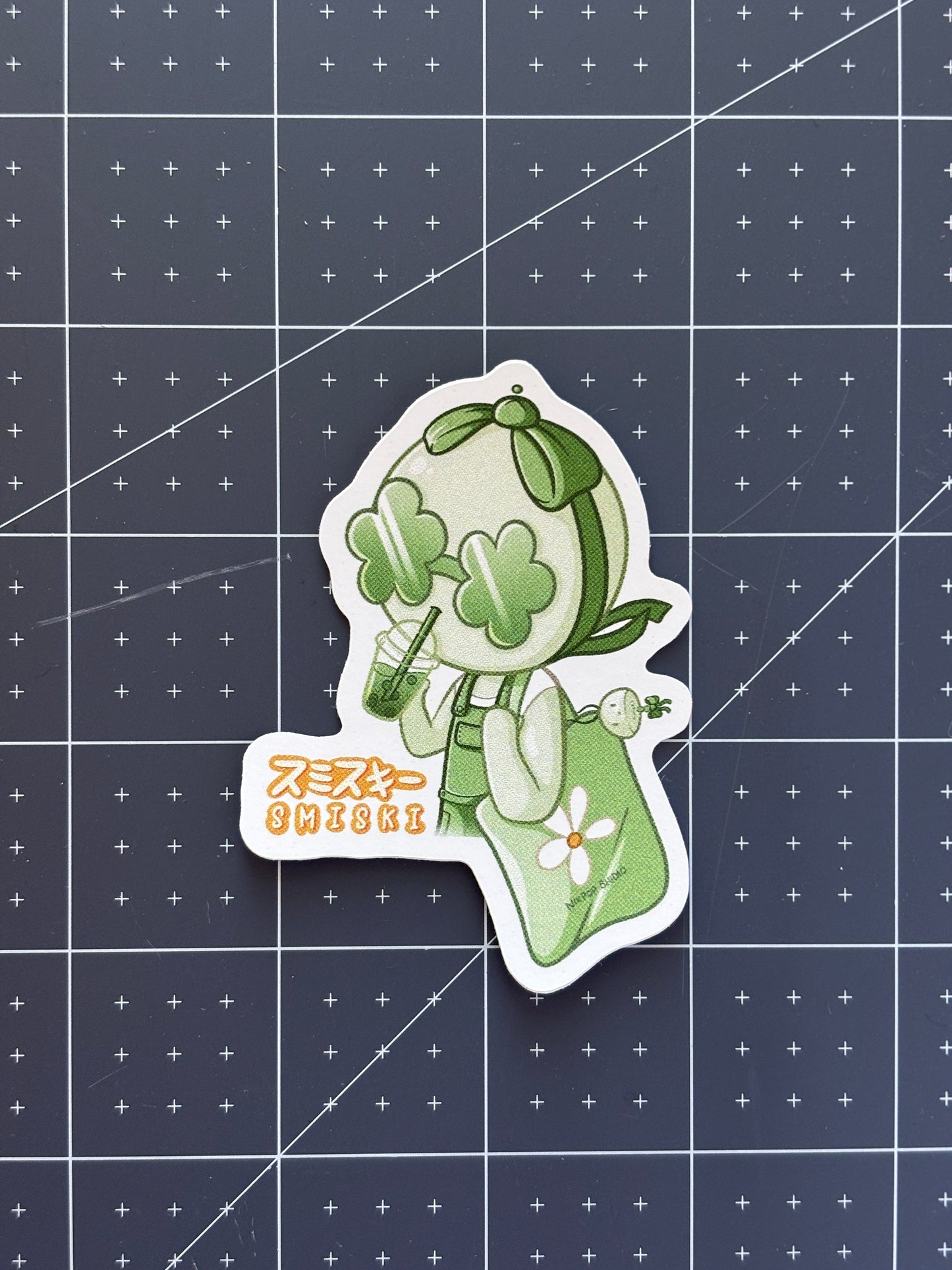 Boba Smiski Sticker