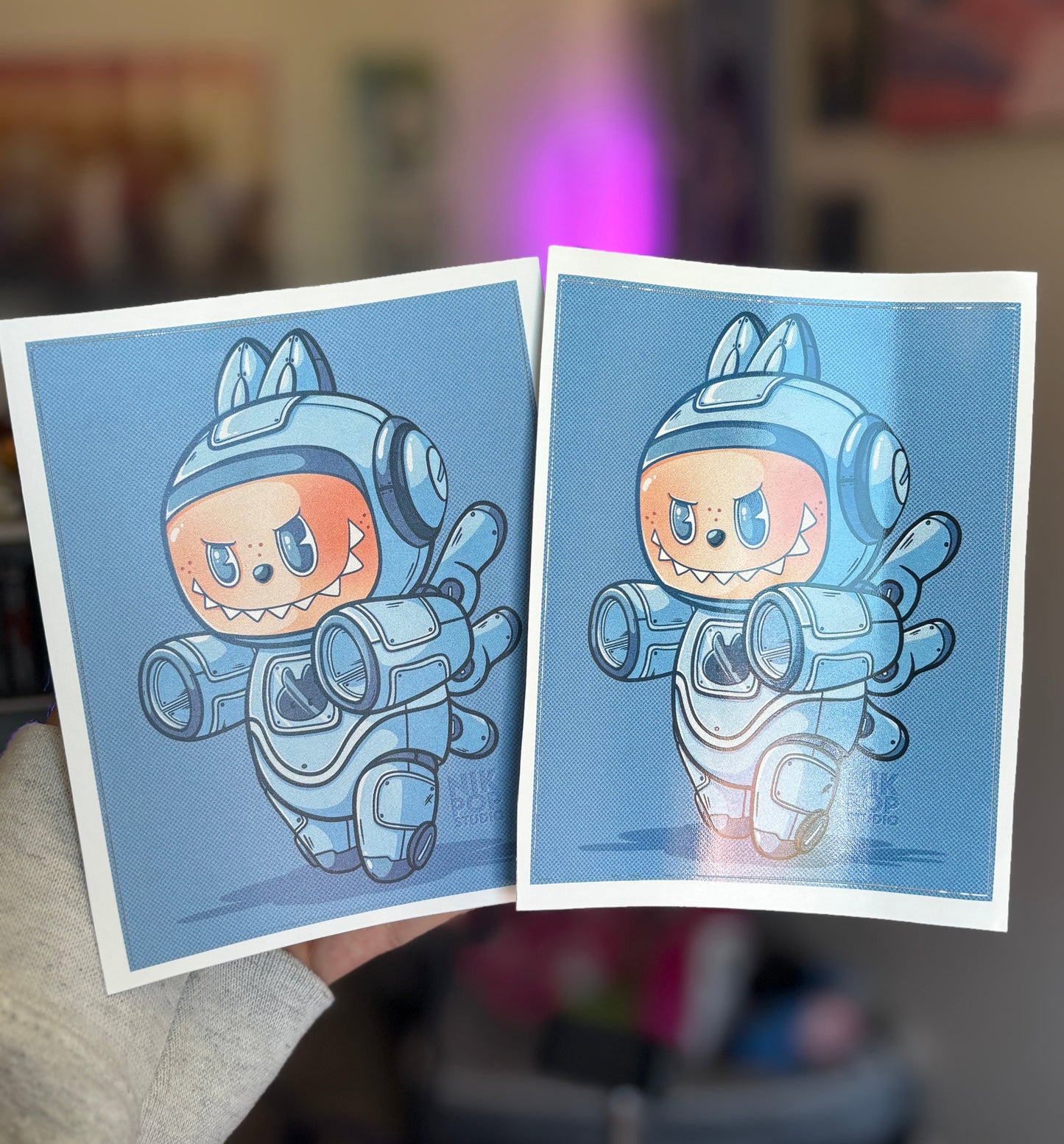 Labubu Cyborg Large Sticker