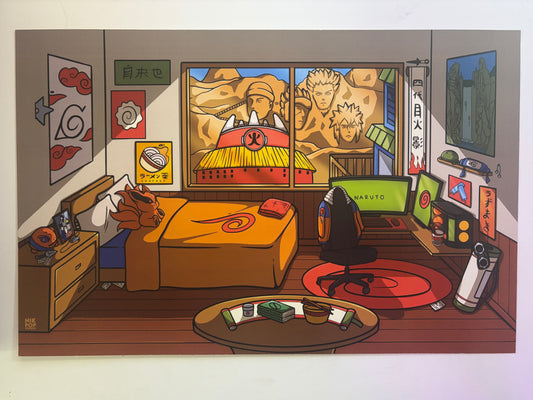 Nostalgic Anime Naruto Room Print